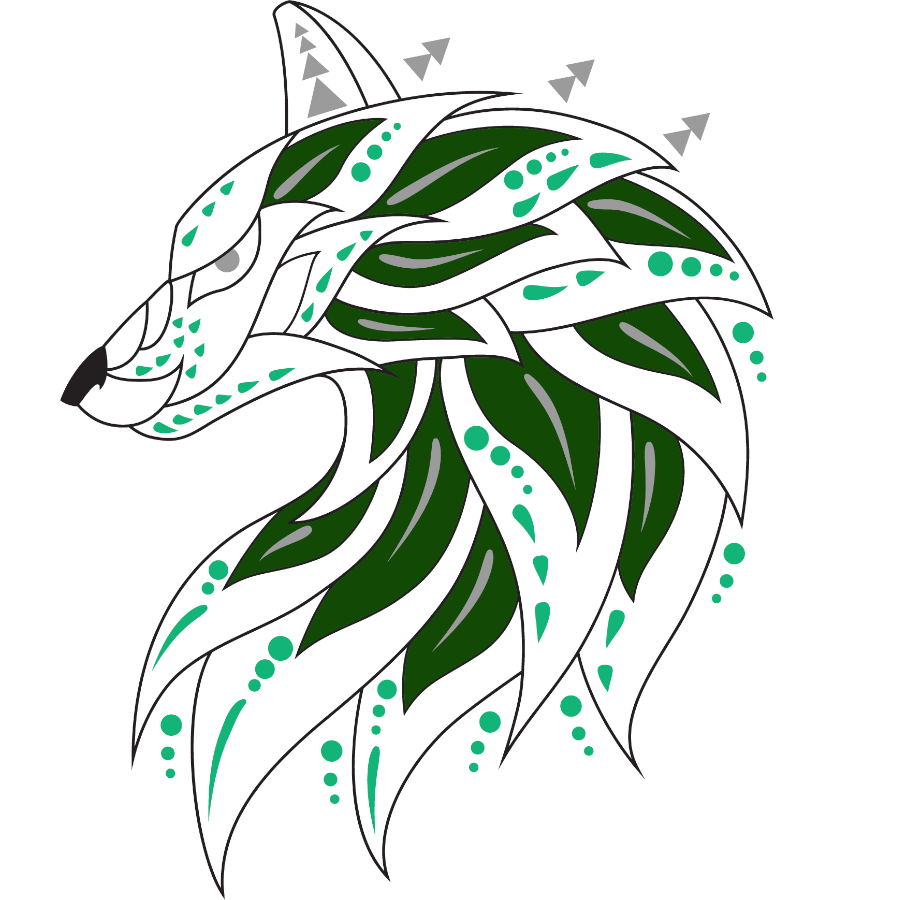 Wolf Tribal Design